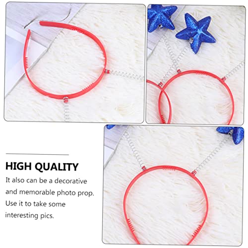 EXQUIMEUBLE 8 Stück Teiliges Punkte Stern Haarreif aus Pailletten Elastischer Haarschmuck für Mädchen Funkelndes Stirnband für Partys Festtage und Besondere Anlässe von EXQUIMEUBLE