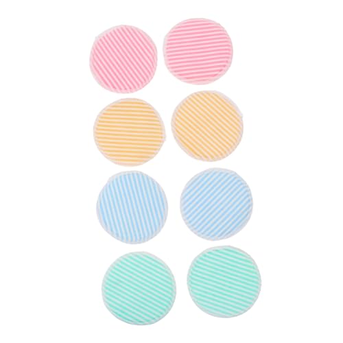 EXQUIMEUBLE 8 Stück Make up Entferner Pads Aus Bambusfaser Wiederverwendbare Gesichtsreinigungstücher Sanfte Reinigung Für Empfindliche Haut Umweltfreundlich Für Tägliche Anwendung von EXQUIMEUBLE