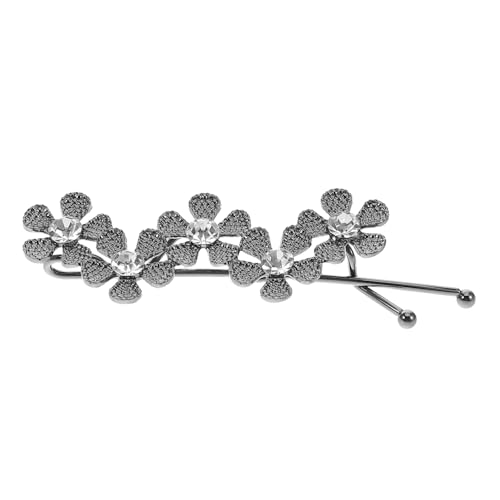 EXQUIMEUBLE Blumen Strass Haarspange Für Damen Eleganter Haarschmuck Für Hochzeiten Brautjungfern Und Partys Stilvolle Haardekorationen Im Japanischen Stil Langlebig Und Komfortabel von EXQUIMEUBLE