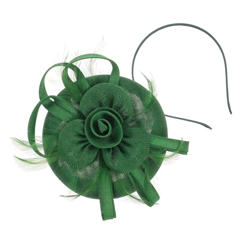 EXQUIMEUBLE Blumenhaarband Schmuck Haarschmuck Haarreif Eleganter Haarschmuck Party Haarnadel Blumen Schleifen Zubehör Für Partys Fotografie Bräute Damen von EXQUIMEUBLE