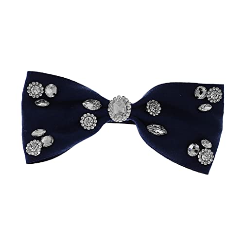 EXQUIMEUBLE Haarschleifen Schleife Mit Haarnadeln Und Strass Haarspange Kopfschmuck Für Frauen Mädchen Zum Tragen Partys Und Alltag von EXQUIMEUBLE