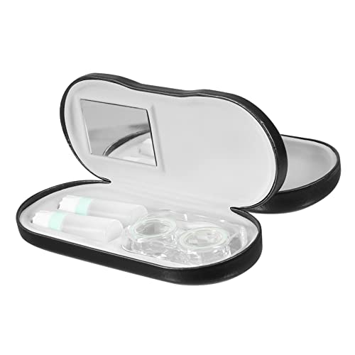 EXQUIMEUBLE Brillenetui Doppellagig aus PU für Mehrere Brillen Tragbarer Brillen Organizer mit Weichem Kratzfestem Innenfutter Pinzette für Reisen und Zuhause von EXQUIMEUBLE