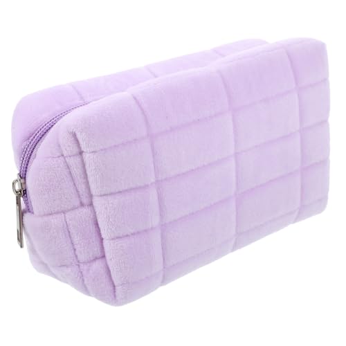 EXQUIMEUBLE Damen Großer Make Up Organizer aus Weichem Flockmaterial für Reisen und Schützt vor Kratzern und Beschädigungen Farbton von EXQUIMEUBLE