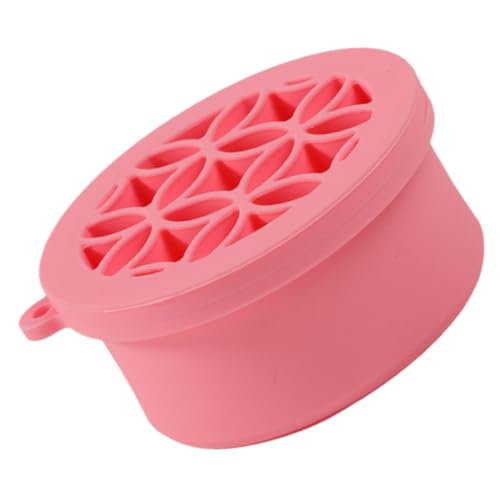 EXQUIMEUBLE Faltbarer Silikon Pinselreiniger Effektive Make-up Pinsel Reinigungs-schale Mit Praktischen Strukturen Für Schonende Reinigung Und Aufbewahrung Von Kosmetik-pinseln von EXQUIMEUBLE