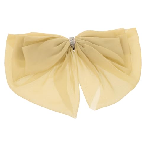 EXQUIMEUBLE Französische Haarschleife Mit Strass Eleganter Haarklammer Mit Netzschleife Für Damen Frühlingsclip Für Hinterkopf-design Vielseitiges Haarschmuck Für Hochzeit Und Party von EXQUIMEUBLE
