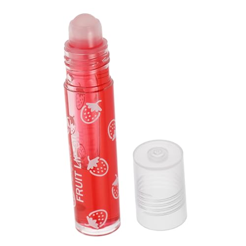 EXQUIMEUBLE Fruchtige Lippenpflege Transparente Lippenöl Roll Kids Und Teens Feuchtigkeitsspendender Lip Gloss Für Partys Und Freundinnen Erdbeergeschmack von EXQUIMEUBLE