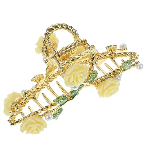 EXQUIMEUBLE Große Haarklammer Haarkralle Haarklammer für Damen und Mädchen Robust Dehnbar Vielseitig für Dickes und Dünnes Haar Geeignet für Alltag Hochzeit Make Up und Sport von EXQUIMEUBLE
