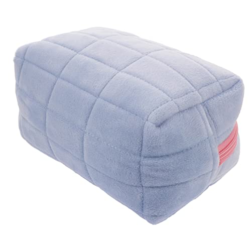 EXQUIMEUBLE Großer Kosmetikbeutel aus Canvas Multifunktionales Stiftetui für Mädchen Tragbar und Leicht für Makeup und Schreibwaren mit Einfacher Handhabung und Großzügigem Platzangebot von EXQUIMEUBLE