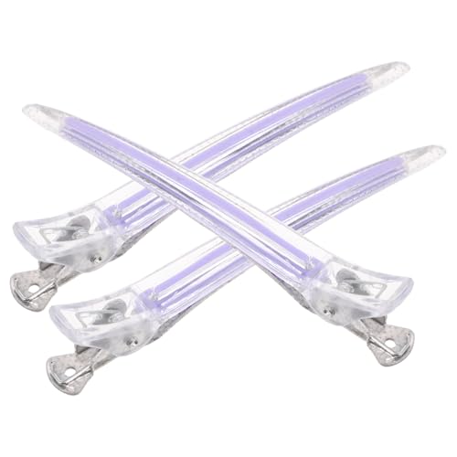 EXQUIMEUBLE 3stücke Kunststoff-alligator-haarklammern Für Damen Rutschfeste Haarstyling-werkzeuge Entenschnabel-haarclips Für Friseurbedarf Abteilclips Für Lockenwickler von EXQUIMEUBLE