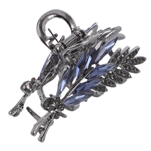 EXQUIMEUBLE Haarspangen Im Vintage-stil Mit Weizenohren Für Damen, Rutschfeste Kleine Metallklauenklammern, Funkelnde Kristall-strass-haarnadeln, Haarschmuck Für Hochzeitsfeiern von EXQUIMEUBLE