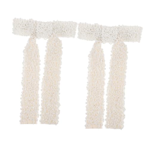 EXQUIMEUBLE Haarspangen Mit Perlenkopfschmuck Haarspangen Pferdeschwanz Clip Große Schleifen Clips Haarschleifen Clips Haarspangen Für Frauen Schleifen Haarspange Haarspangen Für von EXQUIMEUBLE