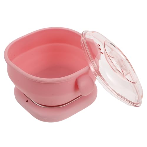 EXQUIMEUBLE Hartwachswärmer Zur Haarentfernung Tragbarer Wachstopf Liner Silikon Wachswärmer Liner Faltbar Für Damen Und Herren Für Körperwachs Satz Mit Einfachem Transport Eu Stecker von EXQUIMEUBLE