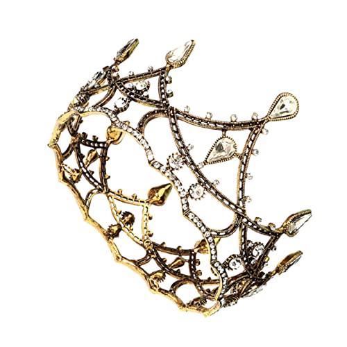 EXQUIMEUBLE Junge Mädchen Krone Party-haarkrone Für Hochzeitsdeko Retro Stil Kinderkopf-accessoire Mit Schöner Kopfschmuck Für Geburtstage Und Festzüge von EXQUIMEUBLE