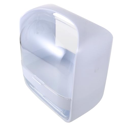 EXQUIMEUBLE Großer Kosmetischer Organizer Mit Deckel Staubschutz Tragbare Aufbewahrungsbox Für Make-up Und Hautpflegeprodukte Für Schminktisch Und Schlafzimmer von EXQUIMEUBLE