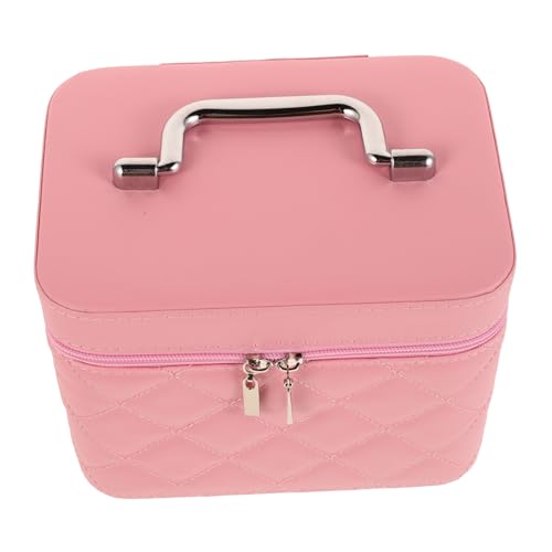 EXQUIMEUBLE Schminkkasten Für Damen Make-up-organizer-tasche Geräumige Aufbewahrungsbox Für Kosmetik Robuste Materialien Praktischer Griff Für Reisen Und Alltag von EXQUIMEUBLE