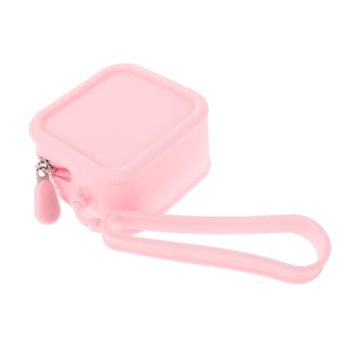 EXQUIMEUBLE Mini-silikonbeutel Für Reisen Kleine Make-up-Aufbewahrungstasche Mit Reißverschluss Durchsichtige Kosmetiktasche Wiederverwendbarer Kulturbeutel Aus Silikon Für Frauen Und von EXQUIMEUBLE