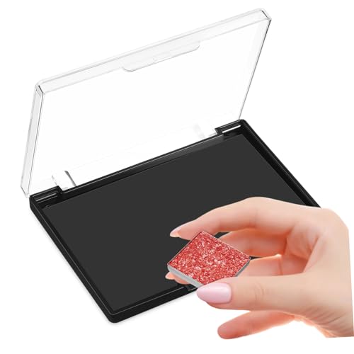EXQUIMEUBLE Leere Magnetische Make Up Palette 1 Stück Kosmetikschale für Lidschatten Rouge und Highlighter Transparent für Selbstgemacht von EXQUIMEUBLE