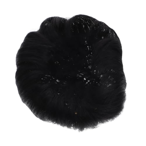 EXQUIMEUBLE Perücke Für Herren Aus Echtem Haar Haarteil Für Männer in Naturfarbe Leichtes Und Luftiges Design Für Täglichen Gebrauch Zur Abdeckung Kahler Stellen von EXQUIMEUBLE