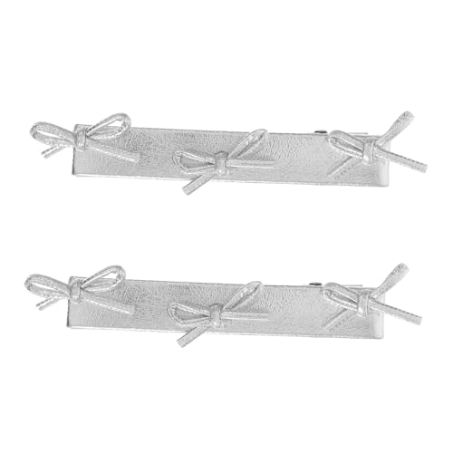 EXQUIMEUBLE Mini-haarnadeln Mit Schleife Kleine Schleifenknoten-clips Für Damen Party-schleifenclips Entenschnabel-design Für Und Seitenscheitel von EXQUIMEUBLE