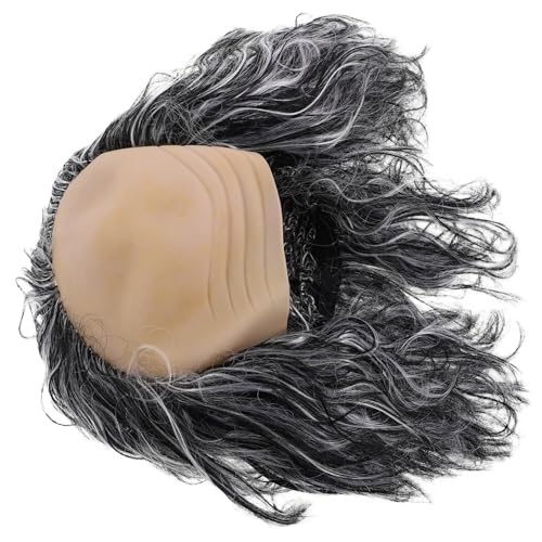 EXQUIMEUBLE Männliche Perücke Glatze Kappe Glatze Mann Perücke Für Männer Halloween Party Perücke Glatze Perücke Für Männer von EXQUIMEUBLE