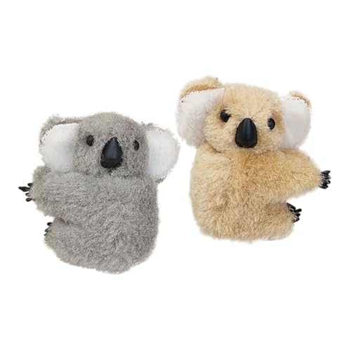 EXQUIMEUBLE Plüsch Haarspangen 1 Paar Kleiner Haarnadeln für Mädchen Weiche Sanfte Clips für Täglichen Gebrauch Niedliches Haarschmuck Accessoire von EXQUIMEUBLE