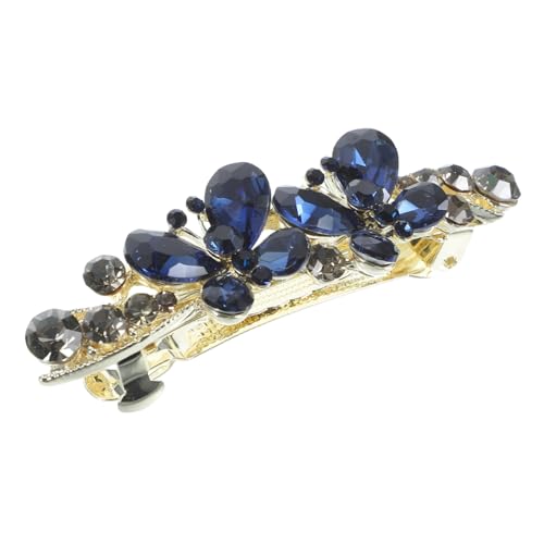 EXQUIMEUBLE Haarspange Mit Strasssteinen Feder-clip Für Damen Glitzerndes Haar-accessoire Für Formelle Anlässe Und Frühling von EXQUIMEUBLE
