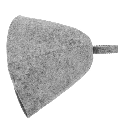 EXQUIMEUBLE Sauna Hut Aus Filz Für Damen Und Herren Hochsaugfähige Duschhaube Für Effektive Haarpflege Nach Sauna Bad Leicht Bequem Und Multifunktional Für Zuhause Reisen von EXQUIMEUBLE