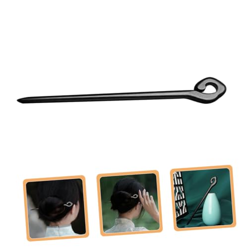 EXQUIMEUBLE Holz Haarnadel Für Frauen Vintage Haarstab Langer Haarnadel Chinesische Haarstäbchen Dekoratives Haaraccessoire Holz Haarspange Retro Haarstab Für Mädchen von EXQUIMEUBLE