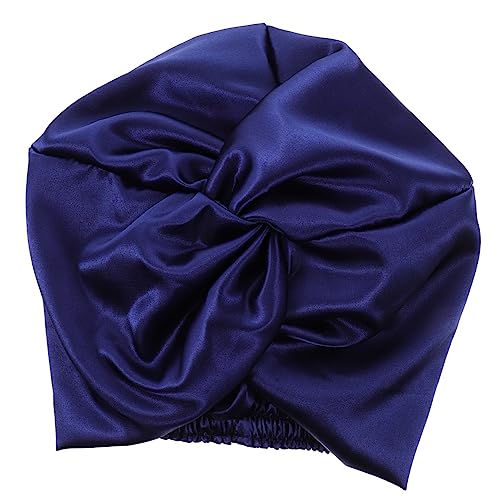 EXQUIMEUBLE Seiden Schlafhaube Für Damen Haarhaube Zum Schlafen Schlafmaske Aus Seide Haube Für Lockiges Haar Duschhut Für Frauen Leicht Tragbar Atmungsaktiv Für Make-up Spa Friseur Geeignet von EXQUIMEUBLE