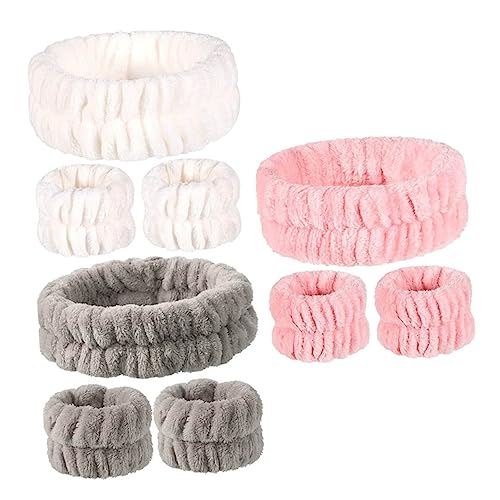 EXQUIMEUBLE Stirnband Aus Flanellmaterial Bequemes Armband Für Täglichen Gebrauch Praktisches Stirnband Mit Schweißabsorption Und Lüftung Tragbares Armband Für Damen Und Mädchen Bei von EXQUIMEUBLE