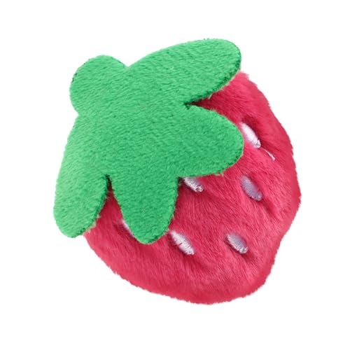 EXQUIMEUBLE Erdbeer Haarspange Plüsch Süß Verspielt Stylisch Haarschmuck Frisur Accessoire Haarnadel Für Frauen Mädchen Sommer Festival Party Valentinstag Heiraten Dekor von EXQUIMEUBLE