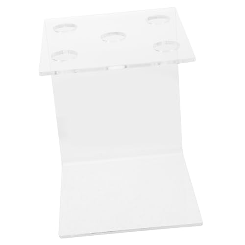 EXQUIMEUBLE Transparentes Acryl Haarschneider Halter Rack für Friseure Elektrischer Clipper Organizer mit Multifunktionalem Stauraum für Bart Rasierer und Haarstyling Zubehör für Salon und von EXQUIMEUBLE