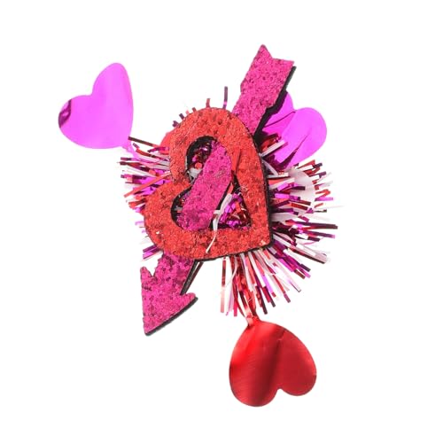 EXQUIMEUBLE Glitzernde Herz-haarspangen Für Kleine Mädchen Haaraccessoires Für Valentinstag Geburtstagsfeiern Und Festliche Anlässe Romantische Dekoration Für Besondere Momente von EXQUIMEUBLE