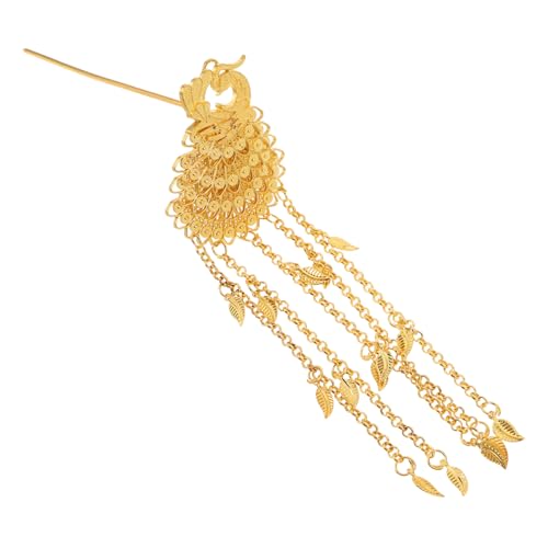 EXQUIMEUBLE Vintage-haarnadeln Für Frauen Und Mädchen Chinesische Haarstäbchen Mit Langen Quasten Metall-haar-stick Für Langes Dickes Haar Dekoratives Haarschmuck-zubehör von EXQUIMEUBLE
