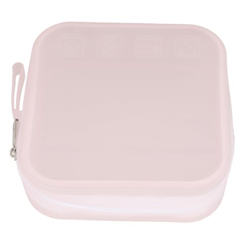 EXQUIMEUBLE Silikon-Kosmetiktasche Mit Reißverschluss Reise-Make-up-Tasche Für Damen Wasserdichter Kulturbeutel Aufbewahrungstasche Für Unterwegs Make-up-Organizer Mit Mehrschichtigem von EXQUIMEUBLE