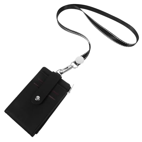 EXQUIMEUBLE mit Abnehmbarem Lanyard Transparenter Studentenausweis Schutzhülle Strapazierfähiger Namensschildhalter für Lehrer Büro Medizinisches Personal Langlebig und Sicher Tragbar von EXQUIMEUBLE