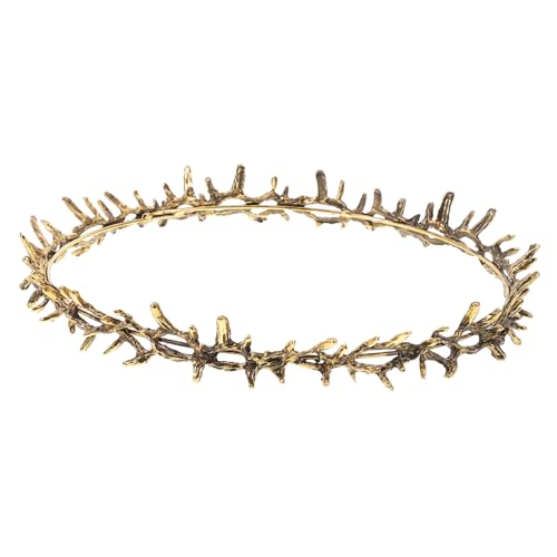 Vintage Metalkrone für Damen Kopfstück für Partys Hochzeiten und Cosplay Robuste und Langlebige Krone im Renaissance Stil Perfektes Accessoire für Prinzessinnen und Königinnen von EXQUIMEUBLE