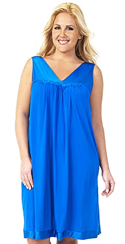 EXQUISITE FORM Coloratura Kurzes Damenkleid 30107 - Blau - Large von EXQUISITE FORM