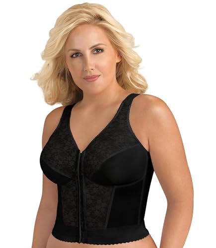 EXQUISITE FORM Damen Original Long Line Posture 5107565 Bras, Schwarz, 85C EU (38C) von EXQUISITE FORM