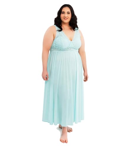 Exquisite Form Damen 70807 Nachthemd, Azure Nebel, 1X Exquisite Form Damen 70807 Nachthemd, Azure Nebel, 1X von EXQUISITE FORM