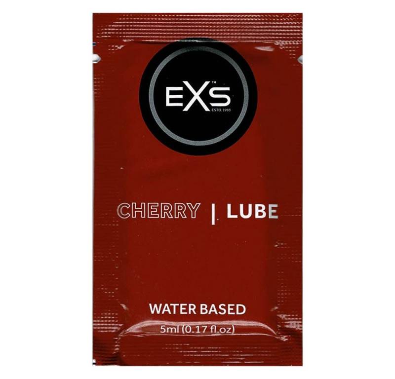 EXS Gleitgel Flavoured Cherry Lube, hygienisches Sachet mit 5ml, 1-tlg., Gleitgel mit natürlichem Kirschgeschmack EXS Gleitgel Flavoured Cherry Lube, hygienisches Sachet mit 5ml, 1-tlg., Gleitgel mit natürlichem Kirschgeschmack von EXS