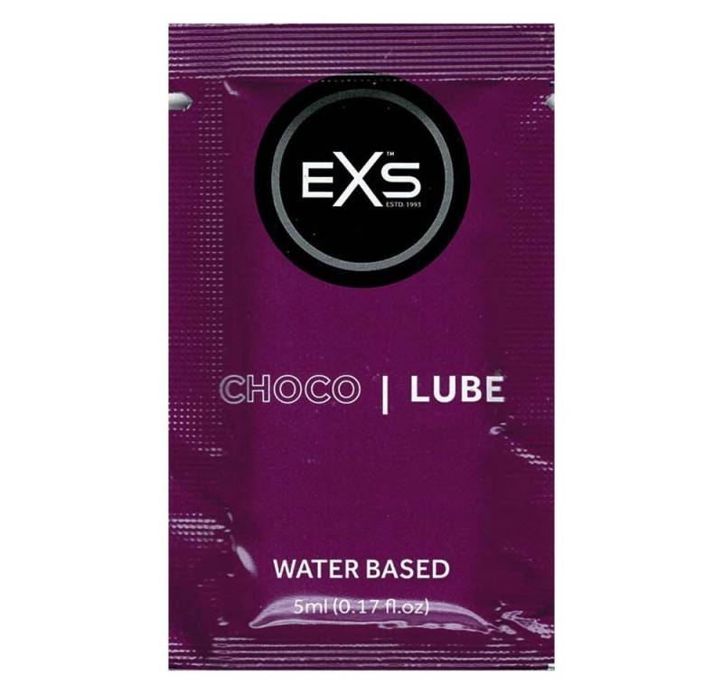 EXS Gleitgel Flavoured Choco Lube, hygienisches Sachet mit 5ml, 1-tlg., Gleitgel mit natürlichem Schokogeschmack EXS Gleitgel Flavoured Choco Lube, hygienisches Sachet mit 5ml, 1-tlg., Gleitgel mit natürlichem Schokogeschmack von EXS