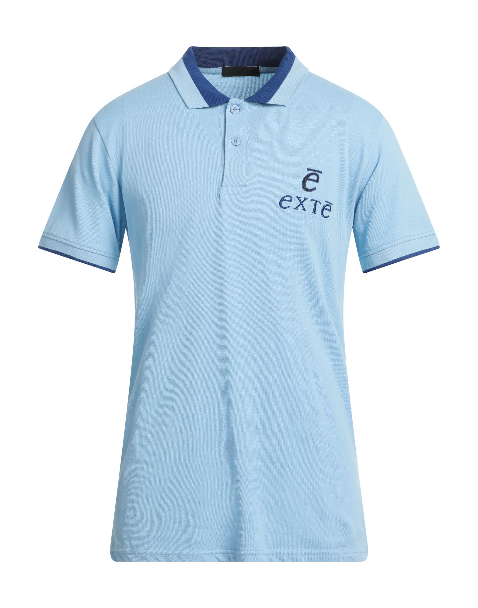 EXTE Poloshirt Herren Azurblau von EXTE