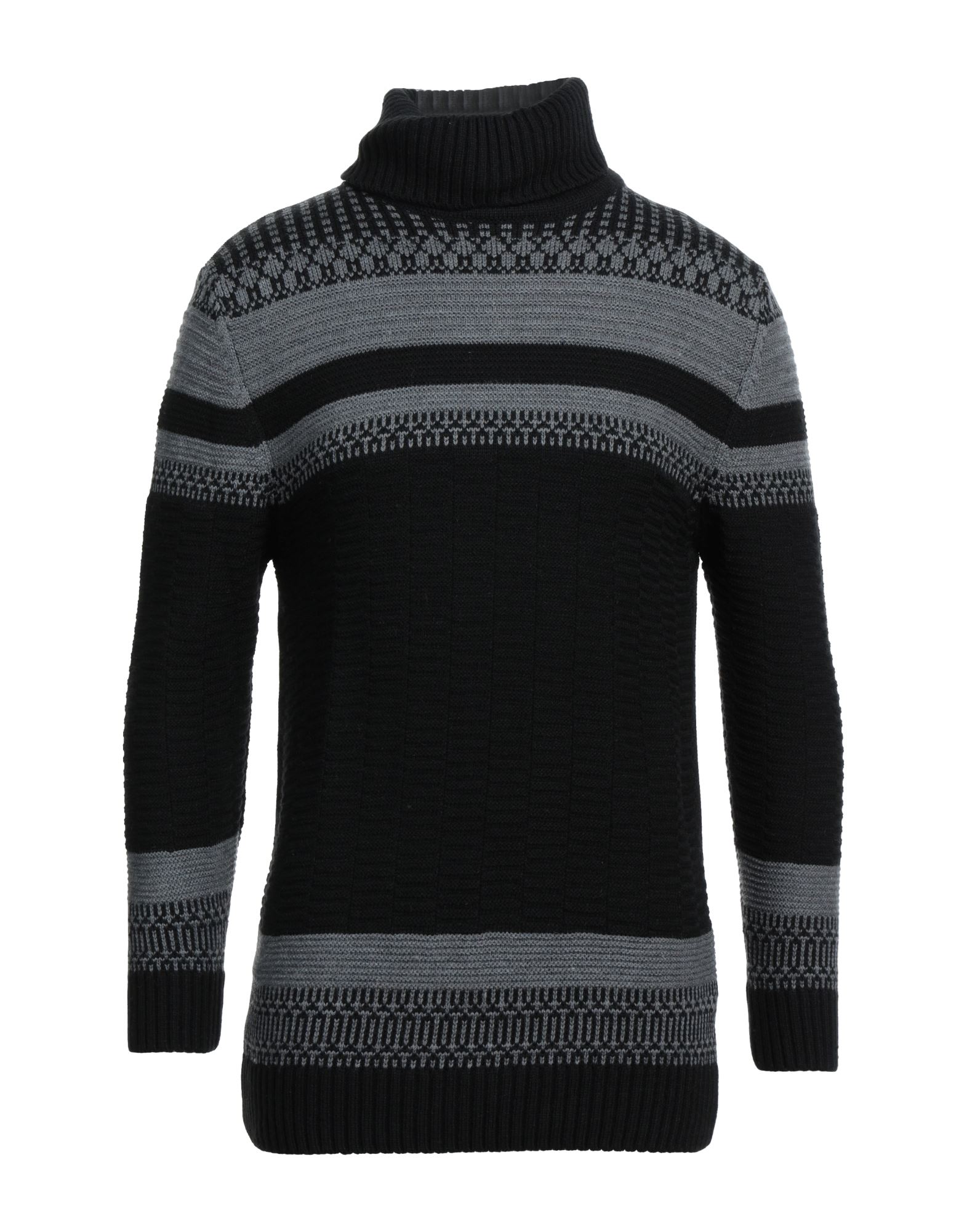 EXTE Rollkragenpullover Herren Schwarz von EXTE