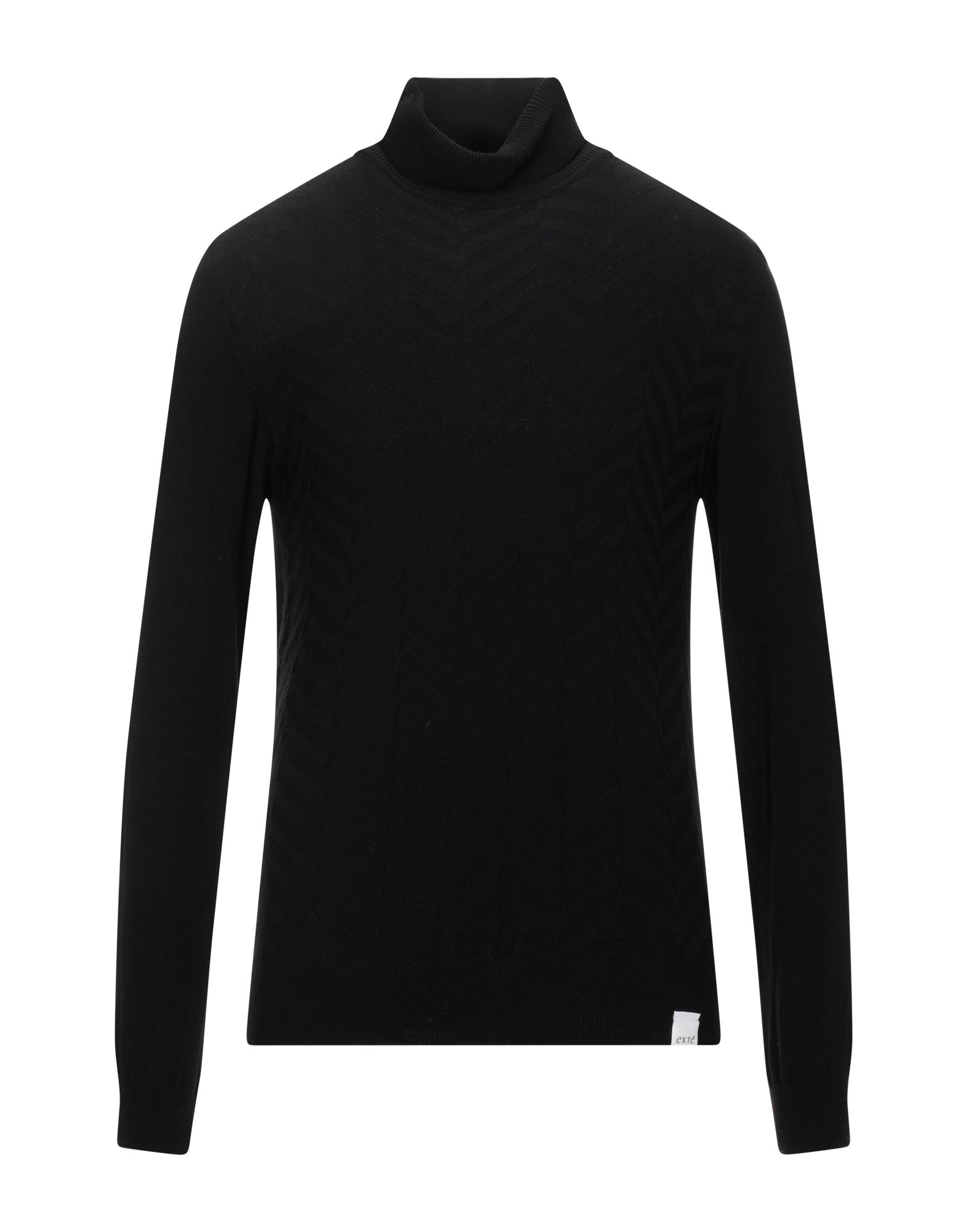 EXTE Rollkragenpullover Herren Schwarz von EXTE