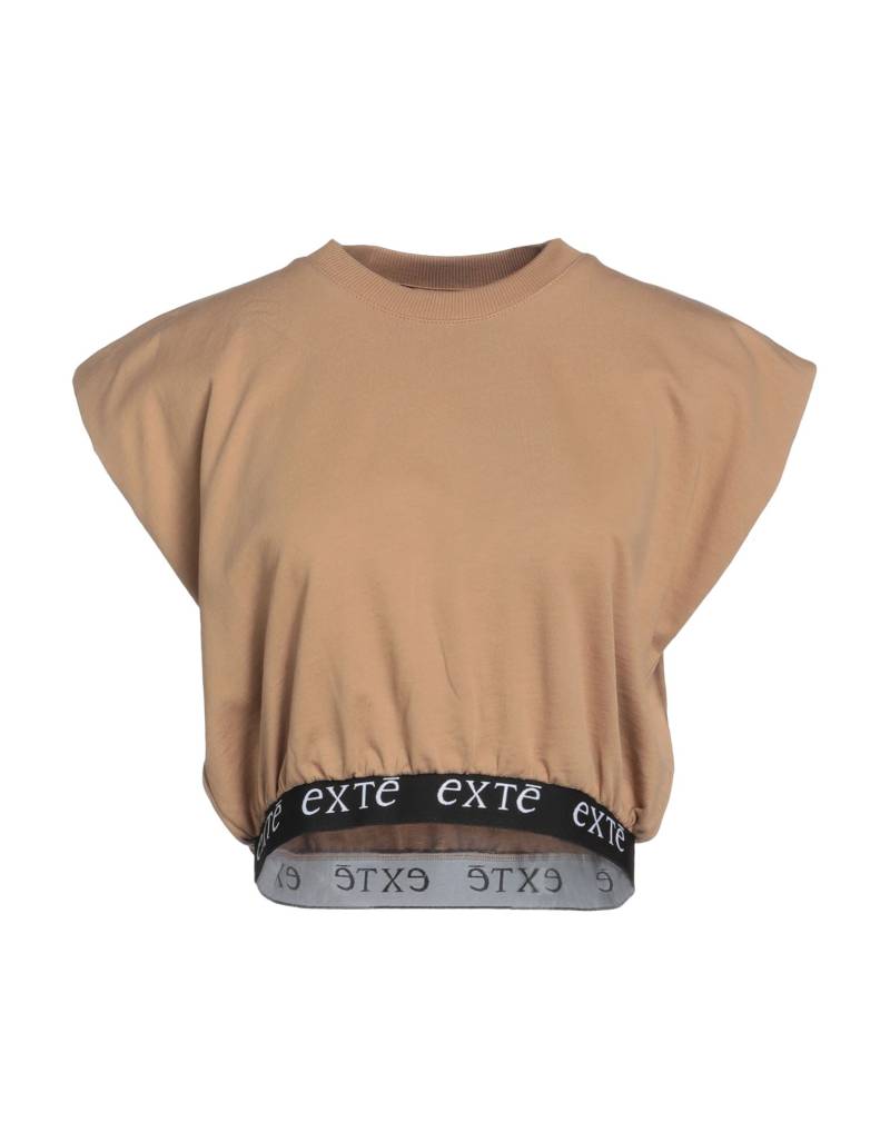EXTE Sweatshirt Damen Kamel von EXTE