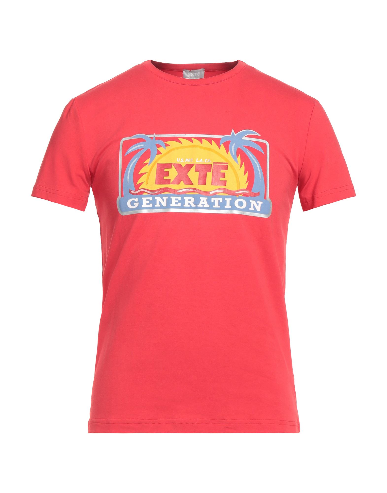 EXTE T-shirts Herren Rot von EXTE