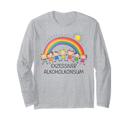 EXZESSIVER ALKOHOLKONSUM X Lustige Kinder Zeichnung Langarmshirt EXZESSIVER ALKOHOLKONSUM X Lustige Kinder Zeichnung Langarmshirt von EXZESSIVER ALKOHOLKONSUM X Lustig Kinder Zeichnung