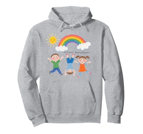 EXZESSIVER ALKOHOLKONSUM X Lustige Kinder Zeichnung Pullover Hoodie von EXZESSIVER ALKOHOLKONSUM X Lustig Kinder Zeichnung