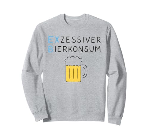 EXZESSIVER BIERKONSUM X Bier Alkoholkonsum. Kinder Zeichnung Sweatshirt EXZESSIVER BIERKONSUM X Bier Alkoholkonsum. Kinder Zeichnung Sweatshirt von EXZESSIVER BIERKONSUM - Lecker Bierchen Club